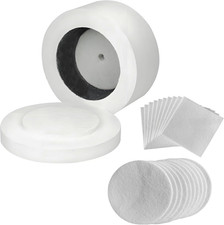 Large Microwave Kiln with 20 Pcs Kiln Paper,Fusing Glass Jewelry DIY Tools for M