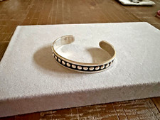 James Avery 925 Sterling Silver Beaded Cuff Bracelet