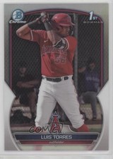 2023 Bowman Chrome Prospects Refractor 456/499 Luis Torres #BCP-155 6u5