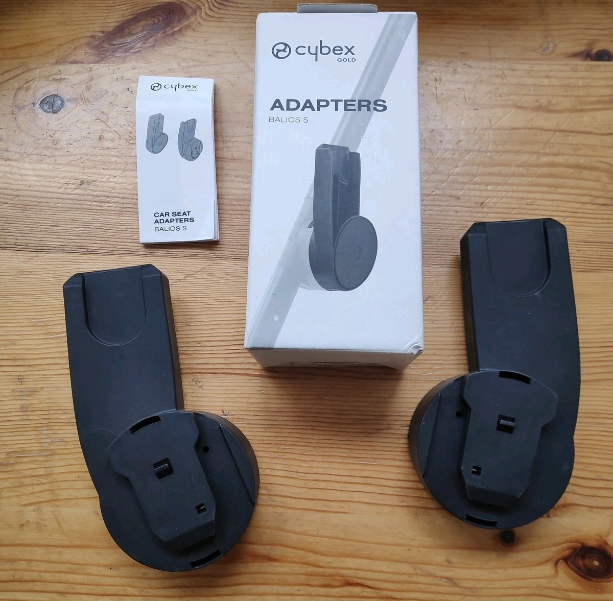 Cybex Balios S Car Seat Adapters Adaptors Black In Box UK