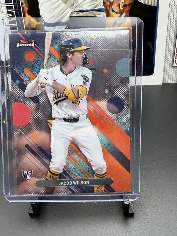 Topps 2025 Topps Finest Jacob Wilson Oakland Athletics #61 Rookie