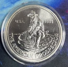 1985 Engelhard 1 oz Silver Coin - AMERICAN PROSPECTOR 999+Silver round