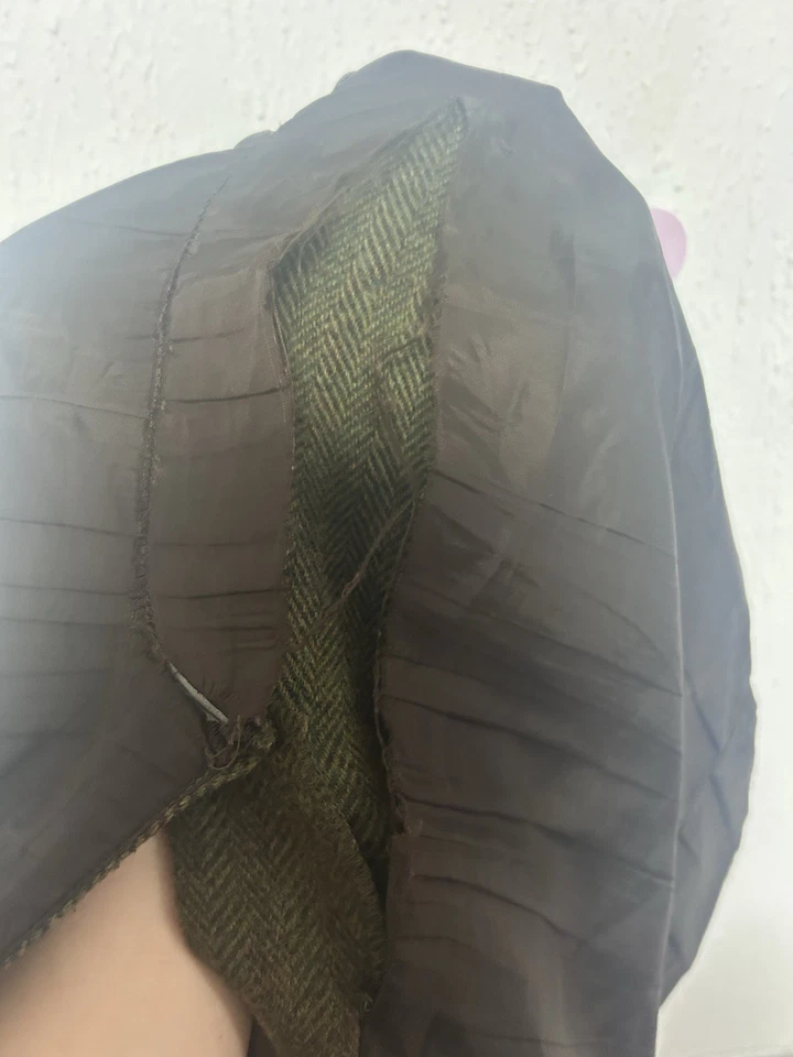 Joules Tweed Green Pencil Skirt Size 10 Country Style - Image 4 of 4