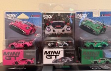 Mini GT  Porsche 911 GT3 R #77 AO Racing IMSA Daytona 24 Hrs #889 #1052 #1143