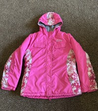 Mountain Xpedition Winter/ski jacket youth size L/G 10-12 Pink/Grey/white.