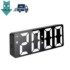 Digital Alarm Clock LED Alarm Clock Large Display Desk Clock With Tem /Snooze