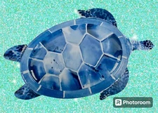 Certified International GIANT 20”x 12.5” Melamine Sea Turtle Serving Bowl NEW