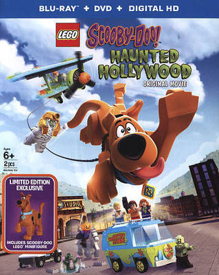 LEGO Scooby-Doo: Haunted Hollywood Blu-ray DVD 2-Disc Set + minifigure SEALED