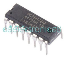 10PCS PCF8574P PCF8574 DIP-16 Remote 8-bit I/O Expander IC
