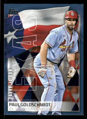 2023 Topps Series 2 # FS-12 Paul Goldschmidt Blue Favorite Sons St. Louis Cardin