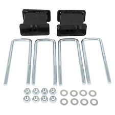 4 Lift Blocks Kit W Ubolts Rear For 2007-2018 Chevy Silverado Gmc Sierra 1500