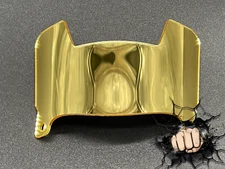 Mini Helmet Chrome Mirror  And Gloss Visors (Hard Style) Riddell Compatible