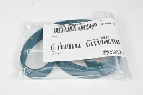 APPLIED MATERIALS 4823-0200-011, Belt UU 8E green 885x15mm (1PU=2Pcs) - NEW