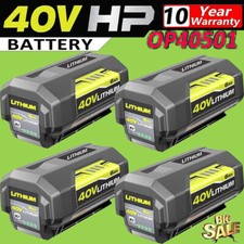 1-4Pack For Ryobi 40 Volt 6.0Ah Battery High Capacity Lithium ion OP4050 OP40602
