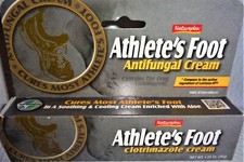 Natureplex Athlete's Foot Antifungal Cream Lot of 1, 2, 3  6 1.25 Oz/ 35 gr 