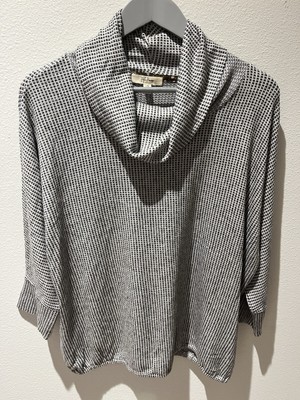 Peyton Primrose Women Gray Pullover Sweater L