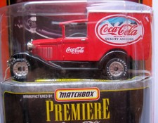Matchbox Premiere Model A Ford Coca-Cola with GoodYear Tires Sealed in Package