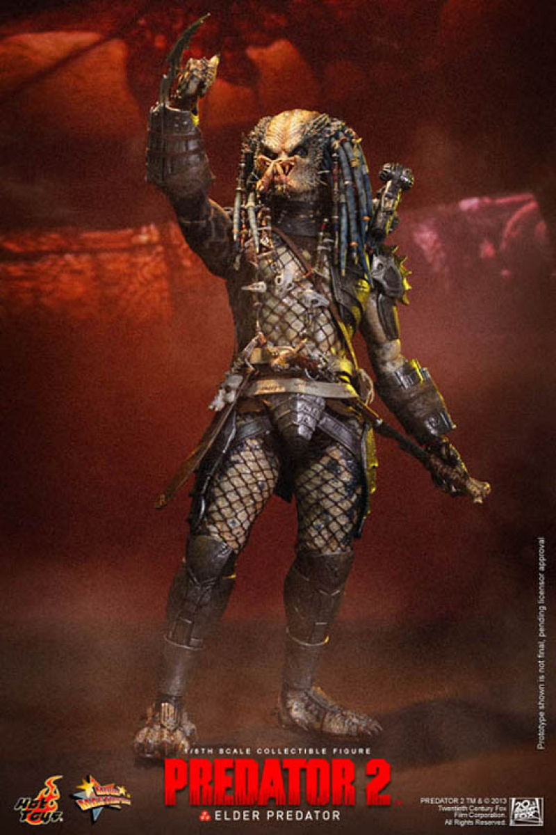 Hot Toys MMS233 1/6 Alien Vs. Predator Predator 2 Avp Elder