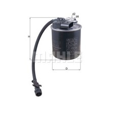 Kraftstofffilter KNECHT KL 912 für MERCEDES-BENZ