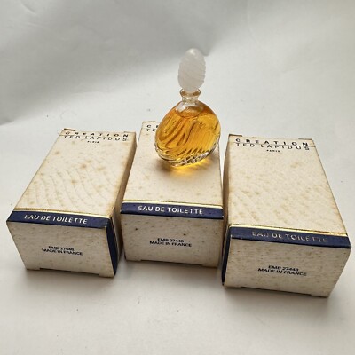 Creation Womens Perfume Ted Lapidus EDT .13 oz Mini 4ml Box Earthy Floral Mossy