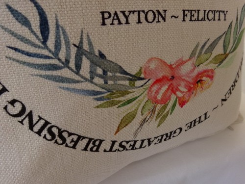 Personalised Cushion,Grandchildren The greatest blessing in life, Nan, Grandad - Bild 4 von 7