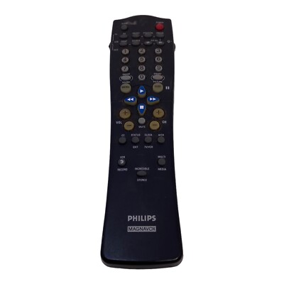   Philips Magnavox RCU81B TV / VCR Multi Function Remote Control WORKS - Q5