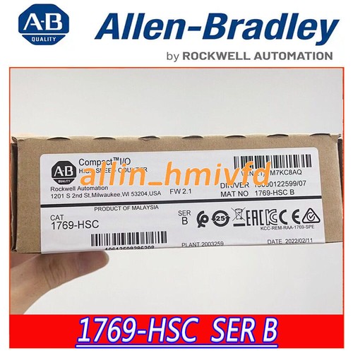 New Factory Sealed allen bradley 1769-HSC Ser B CompactLogix High-Speed Module - Picture 1 of 5