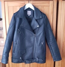 Urban Code Classic & Simple Navy Oversized Biker Jacket With Zip Size Uk 12 ❤️❤️