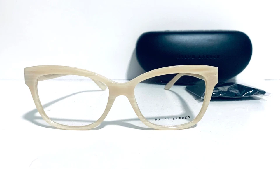 RALPH LAUREN RL 6164 5305 CREMA BEIGE CUERNO GATO GAFAS 54-16-140MM RL6164 Foto 3 de 4