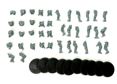 40k Imperial Guard Cadian Shock Troops Legs and Torso Bits x10