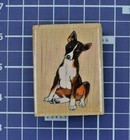 Thats all She Stamped Dog Breed rubber stamp Basenji F762 Ching '92