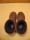  UGG Kids Classic Slip-On Brown Suede Sheepskin Boots Size 3 (Youth) Used — photo 2