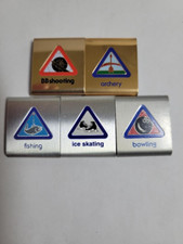 Boy Scouts Metal Belt Loop Slides Lot of 5