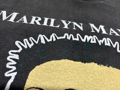 RARE VTG Y2K GIANT TAG MARILYN MANSON SPEAK NO TRUTH BELIEVE LIE