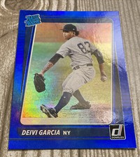 2021 Donruss Baseball Deivi Garcia Blue Holo SP Parallel #44 Rated Rookie MLB