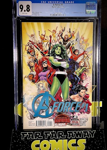 A-Force #1 2015 Jim Cheung Cover 1st Appearance of Singularity CGC 9.8