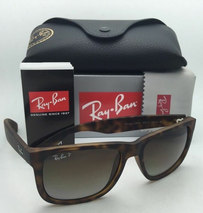 RAY-BAN Sunglasses JUSTIN RB 4165 865/T5 Tortoise Frames  display picture 1