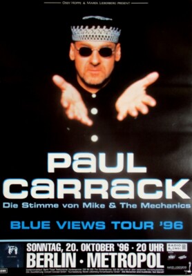 CARRACK, PAUL - 1996 - In Concert - Blue Views Tour - Poster - Berlin - B
