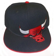 NBA Chicago Bulls Flat Brim Fitted Hat
