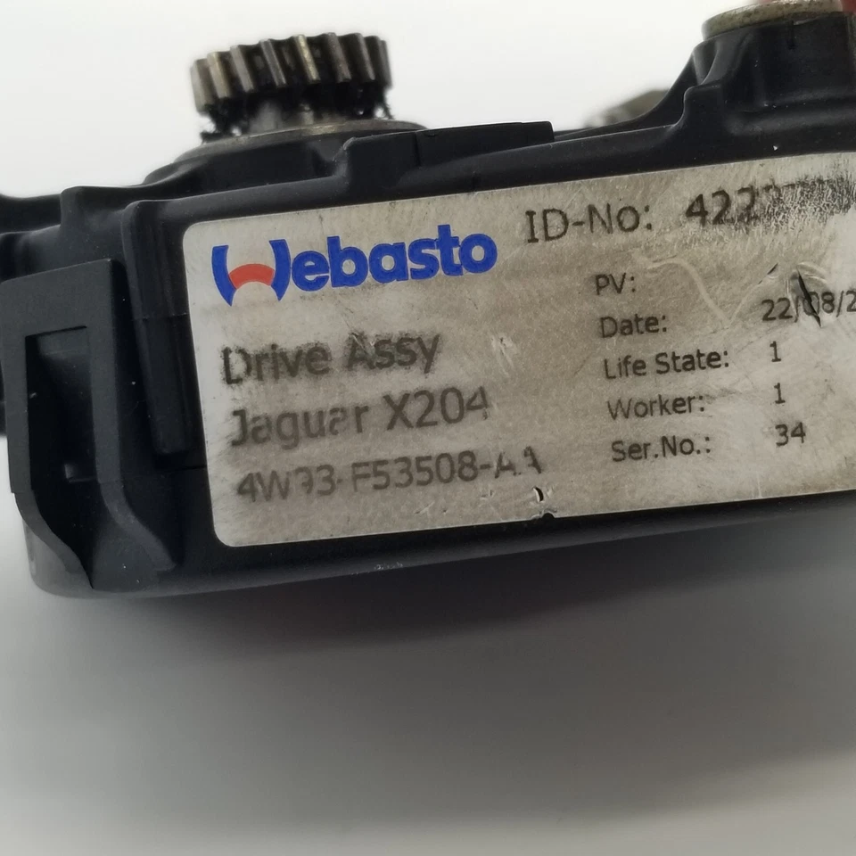 Jaguar S-Type 2005 2006 2007 2008 techo corredizo motor de engranaje ajustable 4W93F53508AA Foto 4 de 4