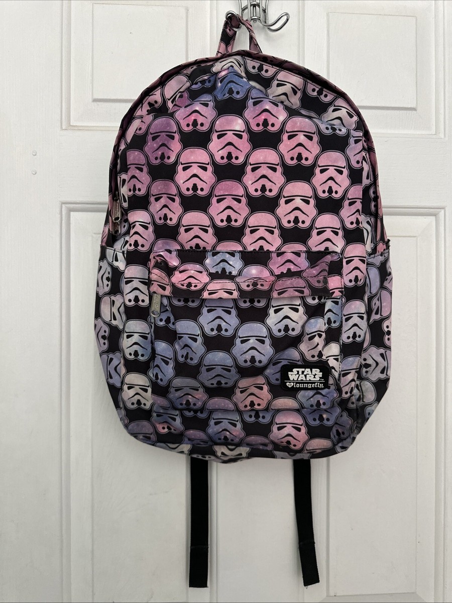 Loungefly Stormtrooper All Over Print Ombre Disney Backpack  display picture 1