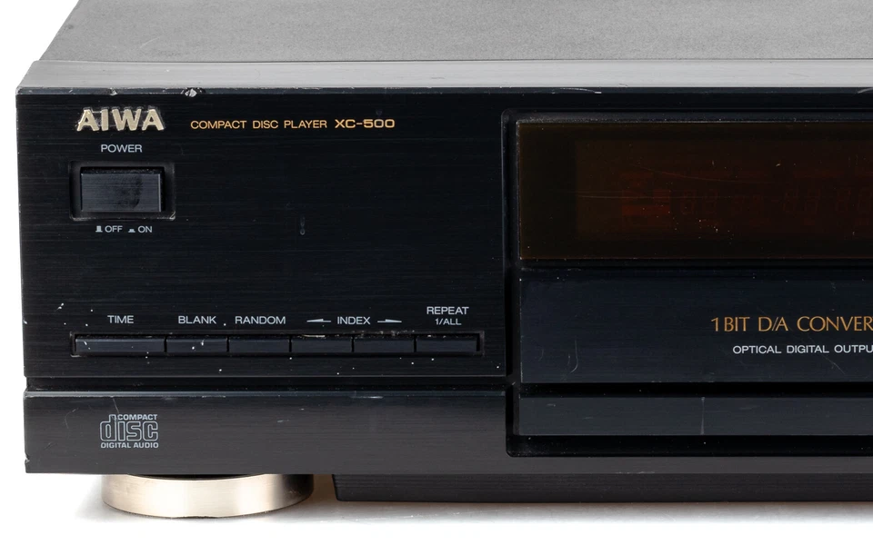 Aiwa XC-500 CD Player schwarz + FB / Toslink / gewartet 1 Jahr Garantie [4] - Bild 2 von 4