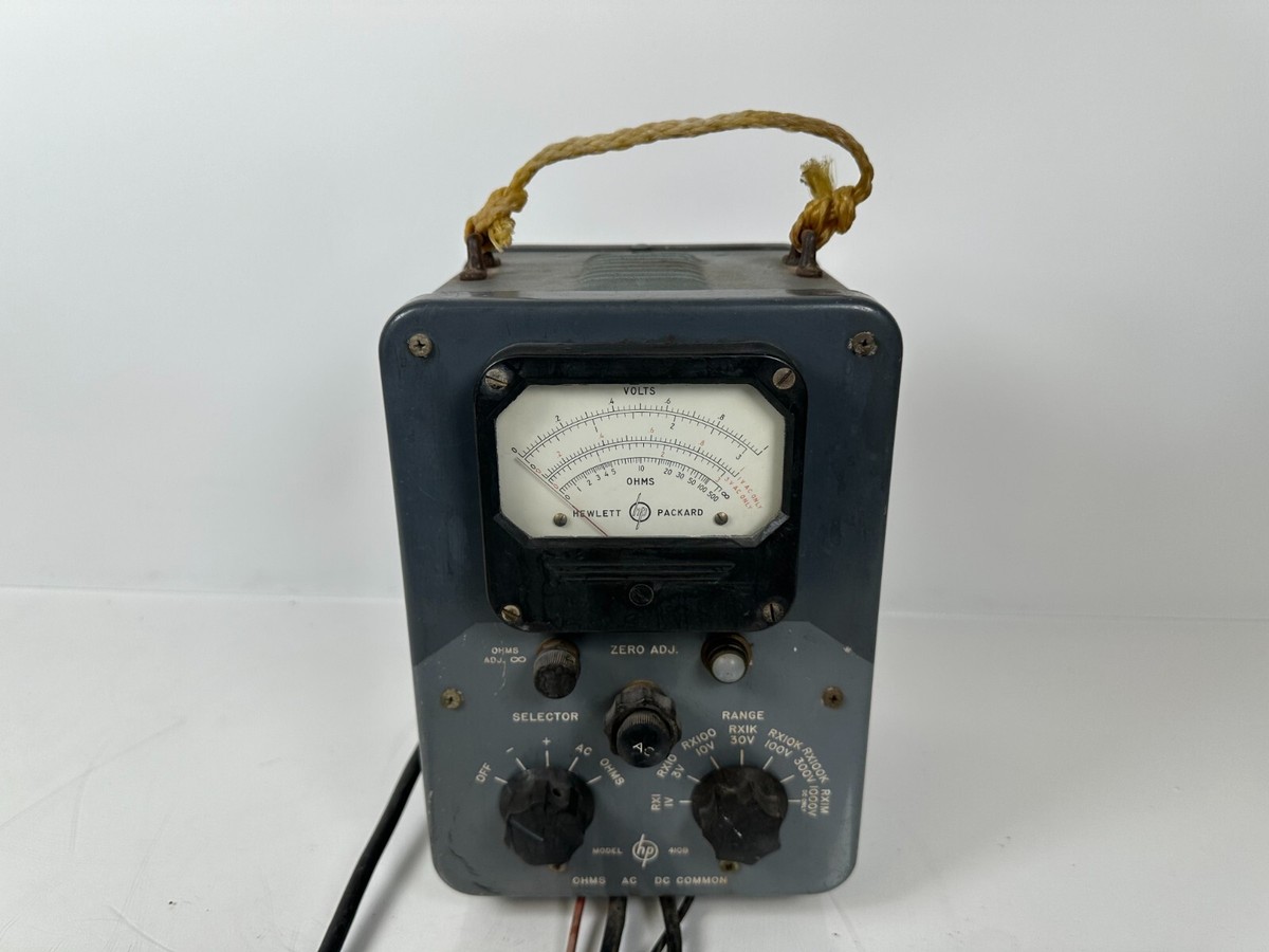 Hewlett Packard 410B Vacuum Tube Voltmeter HP | eBay