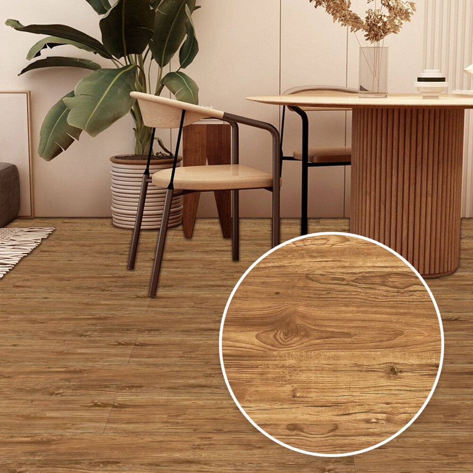 3pcs Wood Grain Wall Sticker Waterproof SelfAdhesive Floor Stickers