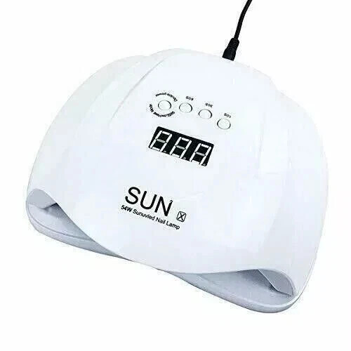 2X LAMPADA SUN X FORNETTO LED UV54W MANICURE TIMER RICOSTRUZIONE UNGHIE NAIL ART - Foto 4 di 5