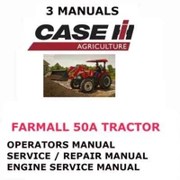 CASE IH FARMALL 50A TRACTOR MANUAL OPERATORS SERVICE ENGINE PDF