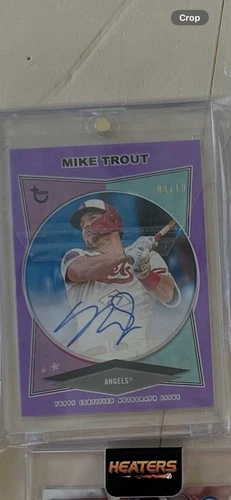 MIKE TROUT- 2023 TOPPS BROOKLYN COLLECTION /10 ON CARD AUTO SP AC-MT