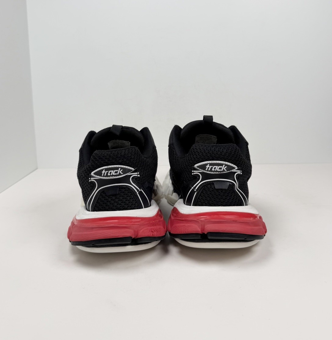 Size 43EU/10US - Balenciaga Track.3 Distressed Black/Red Trainers❤️ RETAIL $1.2K thumbnail 3