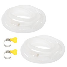 2Set 13.12ft Air Conditioner Drain Universal AC Drain Connector Hose, with Clamp