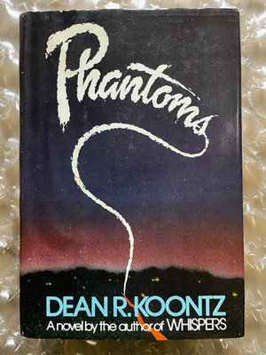 Phantoms by Dean Koontz First Edition Hardcover 1983 Rare Horror Novel Book
